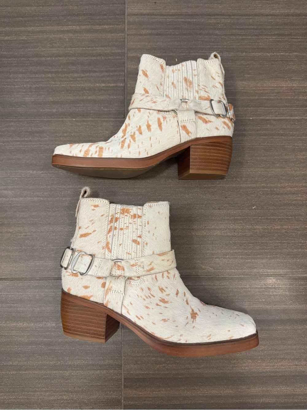 Sam Edelman hair-calf ankle bootie - 7